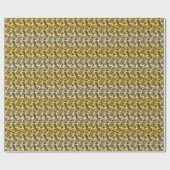 Papier Cadeau Ananas à main (Plat)