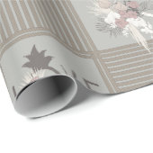 Papier Cadeau Ananas de son oeil, Tropical Romance envelopper ca (Coin rond)