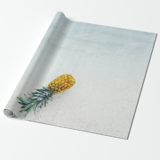 Papier Cadeau Ananas en bord de mer