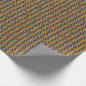 Papier Cadeau Ananas géométriques (Coin)