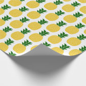 Papier Cadeau Ananas jaune (Coin)
