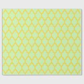 Papier Cadeau Ananas Jaune Marocain #4 (Plat)