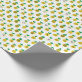 Papier Cadeau Ananas jouant : Vintage pour enfants (Coin)