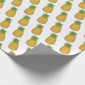 Papier Cadeau Ananas mignon (Coin)
