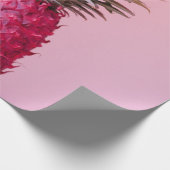 PAPIER CADEAU ANANAS ROSE (Coin)