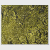 Papier Cadeau Anatomie Corps Nature Mint Moutarde Chartreuse (Plat)