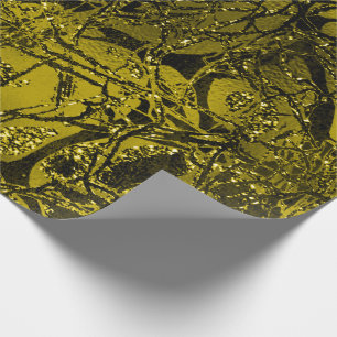 Papier Cadeau Anatomie Corps Nature Mint Moutarde Chartreuse