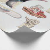 Papier Cadeau Anatomie Vintage de l'oreille humaine (Coin)