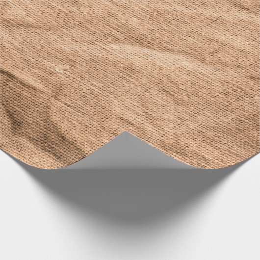 Papier Cadeau Ancien arrière - plan en tissu marron (Coin)