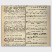 Papier Cadeau Ancien dictionnaire Vintage-7 (Plat)