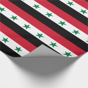 Papier Cadeau Ancien drapeau de Syrie