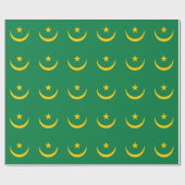 Papier Cadeau Ancien drapeau mauritanien (Plat)