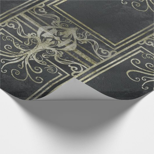 Papier Cadeau Ancien Eldritch victorien (Coin)