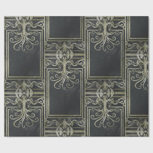 Papier Cadeau Ancien Eldritch victorien (Plat)