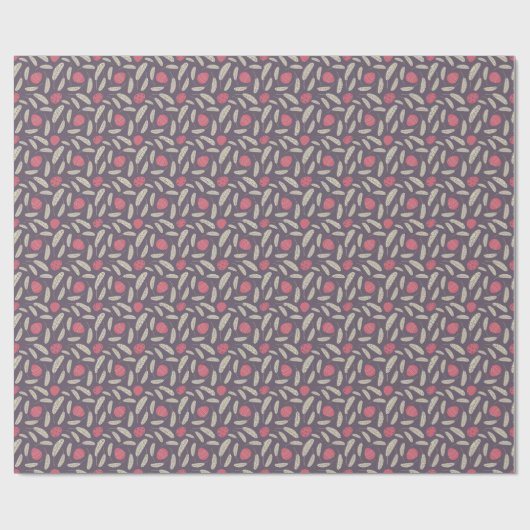 PAPIER CADEAU ANCIEN LAVENDER ET CINNAMON SATIN CUSTOM EASTER (Plat)