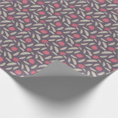 PAPIER CADEAU ANCIEN LAVENDER ET CINNAMON SATIN CUSTOM EASTER (Coin)