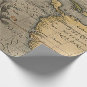 Papier Cadeau Ancien Motif de cartes (Coin)