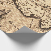 Papier Cadeau Ancien Motif de cartes (Coin)