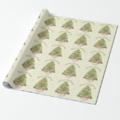 Papier Cadeau Ancien Noël personnalisé (Déroulé)