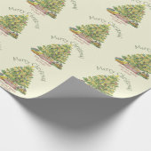 Papier Cadeau Ancien Noël personnalisé (Coin)