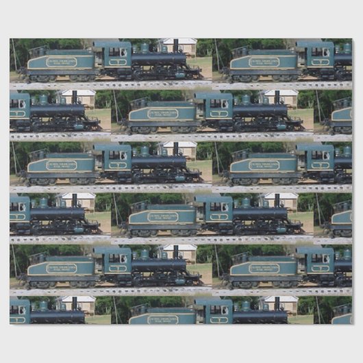 Papier Cadeau Ancien papier d'enlèvement de train (Plat)