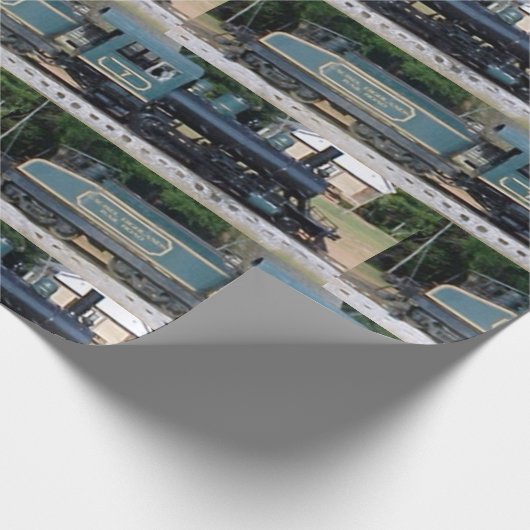 Papier Cadeau Ancien papier d'enlèvement de train (Coin)