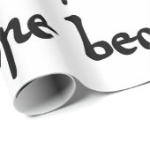 Papier Cadeau Ancien papier d'enveloppement de bière anglais (Coin rond)