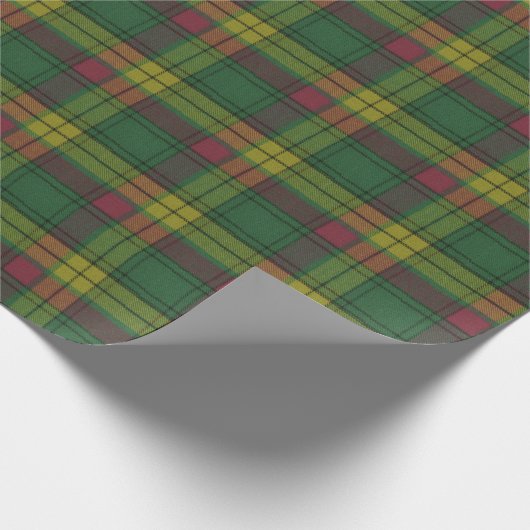 Papier Cadeau Ancien Tartan écossais de MacMillan (Coin)