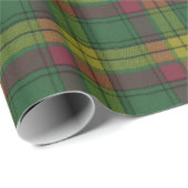 Papier Cadeau Ancien Tartan écossais de MacMillan (Coin rond)