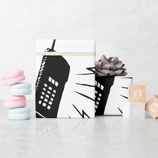 Papier Cadeau Ancien téléphone portable