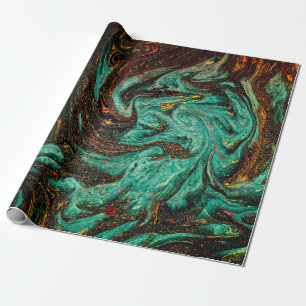 Papier Cadeau Ancienne couverture de livre avec motif antique ab