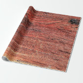 Papier Cadeau Ancienne et rustique bois feuillus surface, arrièr (Déroulé)