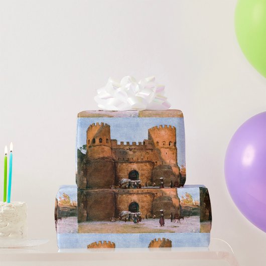 Papier Cadeau Ancient Roman Historic Architecture