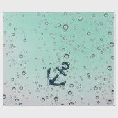 Papier Cadeau Ancre de descente nautique (Plat)