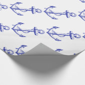 Papier Cadeau Ancre nautique du bateau des hommes (Coin)