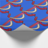 Papier Cadeau Ancre rouge (Coin)