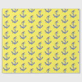 Papier Cadeau Ancres absentes (Plat)