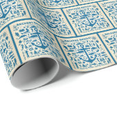 Papier Cadeau Ancres Aweigh ! (Coin rond)
