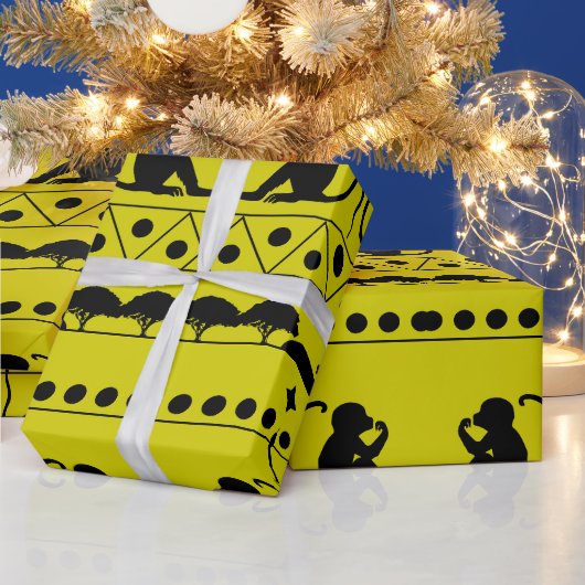 Papier Cadeau Andean Amazon Gift Wrap – Ecuadorian Tribal Patter (Vacances)