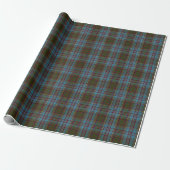 Papier Cadeau Anderson Clan Tartan Plaid Motif Scottish (Déroulé)