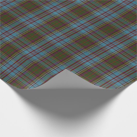 Papier Cadeau Anderson Clan Tartan Plaid Motif Scottish (Coin)
