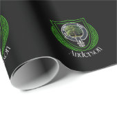 Papier Cadeau Anderson Scottish Clan Crest (Coin rond)