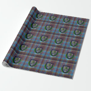 Papier Cadeau Anderson Scottish Clan Tartan et Crest