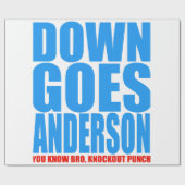 Papier Cadeau Anderson Tombe (Plat)