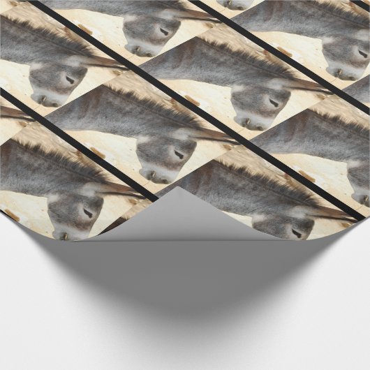 Papier Cadeau Âne doux (Coin)