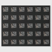 Papier Cadeau Âne Intelligent Cool (Plat)