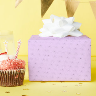 Papier Cadeau ~Anémone sur lilas clair