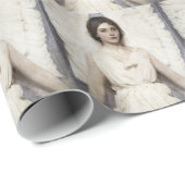 Papier Cadeau Ange (Coin rond)
