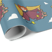 Papier Cadeau Ange (Coin rond)