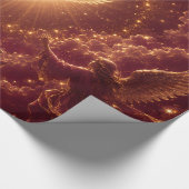 Papier cadeau ange burgundy (Coin)